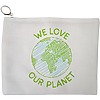 Portfard Cosmetice tip Plic, model We Love Our Planet, 23x18 cm, Alb, BEKZ® 13 Portfard Cosmetice tip Plic model We Love Our Planet 23x18 cm Alb BEKZ®